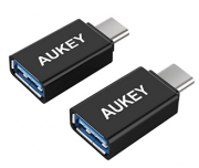 2er-Pack USB-C Adapter auf USB 3.0 A von Aukey mit Gutscheincode nur 4,99 &euro; statt 6,29 &euro;