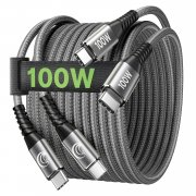 2er Pack Yosou USB C auf USB C 100W Schnellladekabel