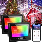 2er Pack ZOESURE Smart RGB LED Strahler f&uuml;r den Au&szlig;enbereich mit APP Control