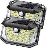 2er Peck Koicaxy LED Solarleuchten mit Bewegungsmelder