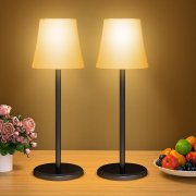 2er-Set kabellose Tischlampen mit Farbwechsel f&uuml;r 22,98&euro;