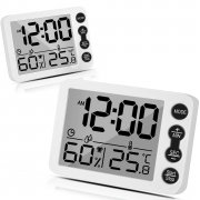 2er-Set Rafow Digitales Raumthermometer und Luftfeuchtigkeitsmessger&auml;t
