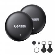 2er Set UGREEN FineTrack Mini Bluetooth Tracker kompatibel mit Apple Find My (nur iOS)
