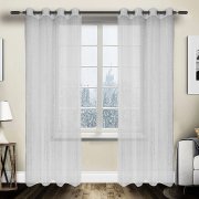 2er Set Vorh&auml;nge Gardinen mit &Ouml;sen 140x245 cm