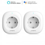 (2er Set) WLAN Steckdose, JVMAC Smart Alexa Steckdose Funktioniert mit Amazon Alexa 