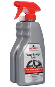 2x 0,5 Liter NIGRIN 74245 Turbo Felgenreiniger