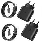 2x 25W USB-C Ladeger&auml;t f&uuml;r Samsung & iPhone (inkl. 2m Kabel) f&uuml;r nur 12,99&euro;