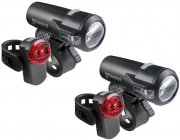 2x AXA Compactline Set 20 Lux Fahrradleuchte