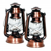 2x LED Retro Sturm-Laternen