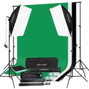 2x125W Fotostudio Sets Softbox Studioleuchte Kit f&uuml;r 58.19 EUR EUR inkl. Versand