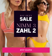 3 Artikel kaufen und nur 2 Artikel bezahlen im Big Sexy Sale bei Hunkem&ouml;ller