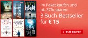  3 Buch-Bestseller f&uuml;r 15&euro; bei Hugendubel