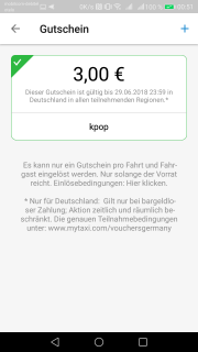 3&euro; f&uuml;r die Heimfahrt der deutschen Mannschaft mit einem Taxi :D