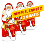 3 Lindt Weihnachtsm&auml;nner f&uuml;r 4,78&euro; statt 6,90&euro; bei Penny