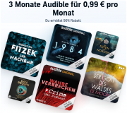 3 Monate Audible f&uuml;r nur 2,97 &euro; statt 29,85 &euro;
