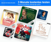 3 Monate Audible GRATIS statt 29,85 &euro;