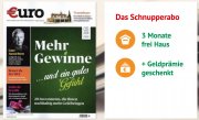 3 Monate Zeitschrift Euro f&uuml;r 24 &euro;&nbsp;+ 24 &euro; Geldpr&auml;mie (Scheck) erhalten!
