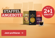 3 Packungen Kaffee kaufen und nur 2 bezahlen bei Cafori
