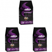 3 Packungen Lavazza Espresso Italiano Cremoso Arabica und Robusta Kaffeebohnen je 1 kg