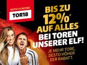  3% Rabatt pro Tor von Deutschland max.12%