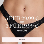 3 Slips f&uuml;r nur 19,99 Euro oder 5 Slips f&uuml;r nur 29,99 Euro bei Hunkem&ouml;ller