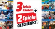 3 Spiele kaufen, 2 geschenkt bekommen bei Media Markt