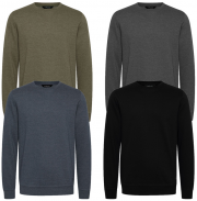 3 St&uuml;ck 11 PROJECT Garrett CrewNeck Herren Freizeit-Pullover