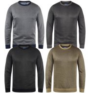 3 St&uuml;ck BLEND Londres Herren Rundhals Feinstrick Pullover