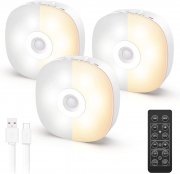 3 St&uuml;ck Lyridz wiederaufladbare LED Nachtlichter mit Fernbedienung