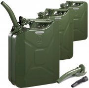3 St&uuml;ck Monzana 20 Liter Metallkanister inkl. Ausgie&szlig;er