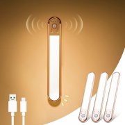 3 St&uuml;ck ONEFIRE Wiederaufladbare LED Unterbauleuchten mit Bewegungsmelder