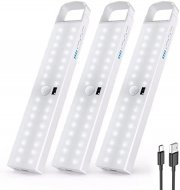 3 St&uuml;ck Racokky Wiederaufladbare LED Sensor Lichtleisten mit Bewegungsmelder