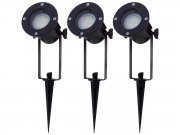 3 St&uuml;ck RITOS LED-Strahler mit Erdspie&szlig;
