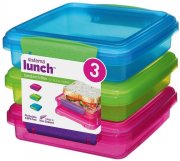 3 St&uuml;ck Sistema 41647 Lunch Sandwich Boxen 450 ml
