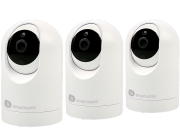 3 St&uuml;ck Smartwares CIP-37553 IP 2K Indoor &Uuml;berwachungskameras Schwenk- und Neigbar