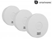 3 St&uuml;ck Smartwares FSM-124 Rauchmelder
