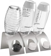3 St&uuml;ck UNEEDE Premium Sodastream Flaschenhalter aus Edelstahl