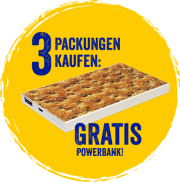 3 Wasa Delicate Produkte kaufen und Wasa Powerbank im Kn&auml;ckebrot Design Gratis erhalten 