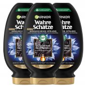 3 x 200 ml Garnier Wahre Sch&auml;tze Ausgleichende Sp&uuml;lung mit Aktivkohle und Schwarzk&uuml;mmel&ouml;l