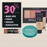 30% auf alle Make-ups,Puder,Rouges,Highlighter bei Rossmann