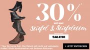 30% auf alle Stiefel& Stiefeletten bei Roland Schuhe