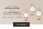 30% auf ausgew&auml;hlte Uhren bei Christ