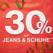 30% auf Jeans und Schuhe bei Campdavid