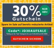30% Extra-Rabatt auf alle bereits reduzierte Artikel im Sale bei Jeans Direct