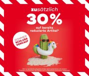 30% Extra-Rabatt auf alle bereits reduzierte Artikel im Sale bei Mister Lady