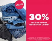 30% Extra-Rabatt auf alle bereits reduzierten Jeans bei Mister Lady