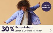 30% Extra-Rabatt auf alle Jacken und Oberteile f&uuml;r Kids bei MyToys