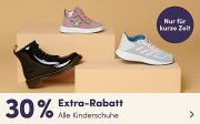 30% Extra-Rabatt auf alle Schuhe f&uuml;r Kids bei MyToys
