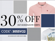 30% Extra-Rabatt auf ausgew&auml;hlte Shirts bei Jeans Direct