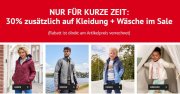 30% Extra-Rabatt auf bereits reduzierte Kleidung & W&auml;sche im Sale bei NKD